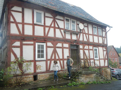 Dens, Traufseite © J. Michael Ruhl, Interessengemeinschaft Bauernhaus