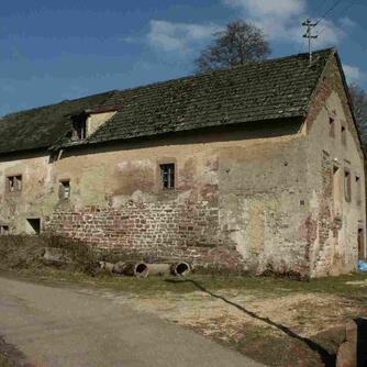 Gransdorf, Mühlengebäude, Vorderseite, 2003 © Interessengemeinschaft Bauernhaus, Arthur Weyns