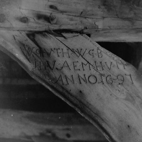 Inschrift © Interessengemeinschaft Bauernhaus, Berthold Kirst