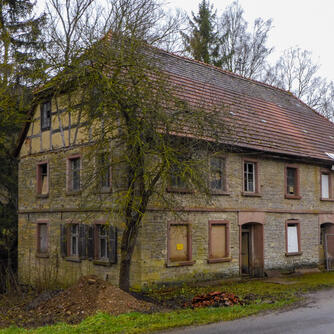 Königheim, Wassermühle / Kunstmühle, vorher © Interessengemeinschaft Bauernhaus, Martin Krentz