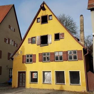 Dinkelsbühl, Handwerkerhaus, vorher © Interessengemeinschaft Bauernhaus, Andrea Rosenberger und Manfred Sandmeir