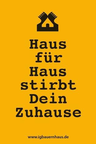 Haus für Haus stirbt Dein Zuhause