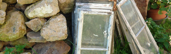 Alte Fenster © Interessengemeinschaft Bauernhaus, Bernd Kunze