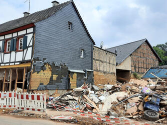 Fluthilfe-Aktion in der Eifel
