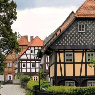 Umgebindehäuser in Großschönau © Stiftung Umgebindehaus, Arnd Matthes