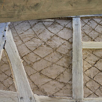 Gefach nach der Restaurierung © Interessengemeinschaft Bauernhaus, Michael Hanisch