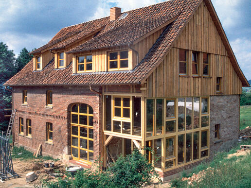 passive Nutzung von Solarenergie © Interessengemeinschaft Bauernhaus, Manfred Röver