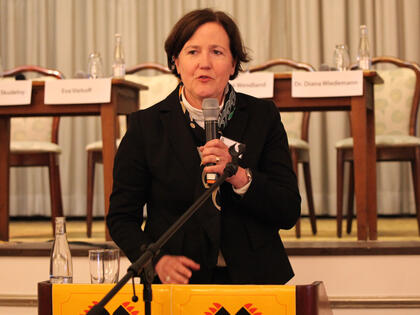 Dr. Christina Krafczyk, Landeskonservatorin Niedersachsen © Interessengemeinschaft Bauernhaus, Christine Kohnke-Löbert