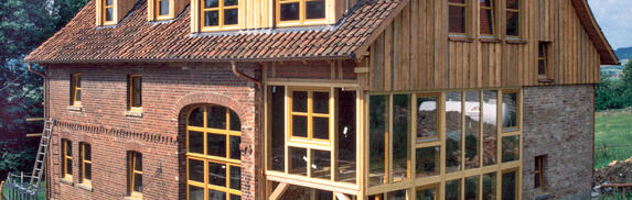 Nutzung von passiver Solarenergie © Interessengemeinschaft Bauernhaus, Manfred Röver