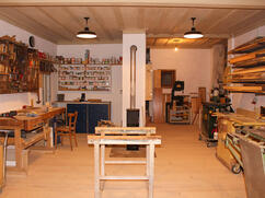 Dinkelsbühl, Altstadthaus, ehemaliger Laden, nun Holzwerkstatt, © Interessengemeinschaft Bauernhaus, Rosenberger/Sandmeir