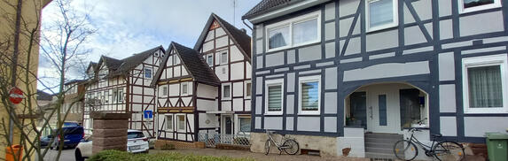 Kirchstraße 7 und 9 Stadtoldendorf © Carlo Böker, Interessengemeinschaft Bauernhaus