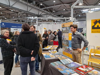 IgB-Stand auf der denkmal-Messe in Leipzig © Sabine Pönicke, Interessengemeinschaft Bauernhaus