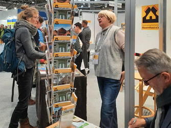 IgB-Stand auf der denkmal-Messe in Leipzig © Julia Ricker, Interessengemeinschaft Bauernhaus
