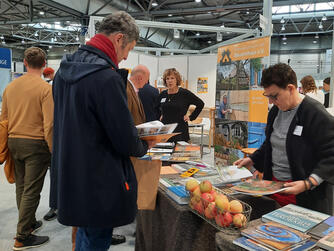 IgB-Stand auf der denkmal-Messe in Leipzig © Julia Ricker, Interessengemeinschaft Bauernhaus