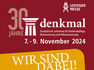  denkmal-Messe 2024 in Leipzig: Wir sind dabei!