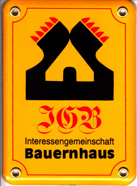 Emailleschild der IgB