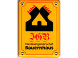 Emailleschild der IgB